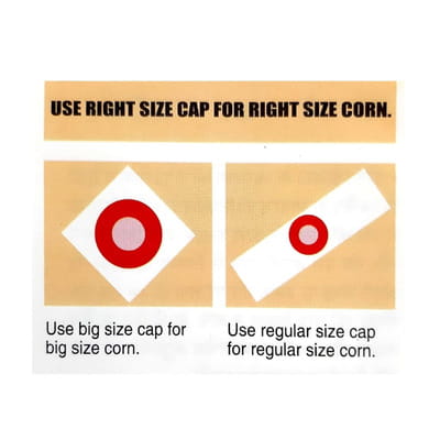 Getreed Strip Of 4 Corncaps