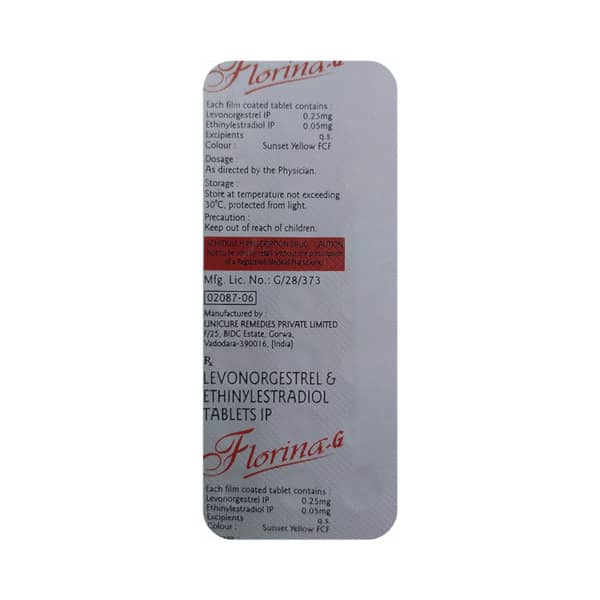 Florina G Strip Of 21 Tablets