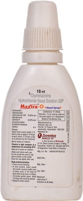Maxtra O Bottle Of 10ml Nasal Spray