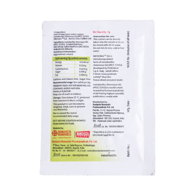 Superflora Gg Sachet Of 1gm Oral Powder