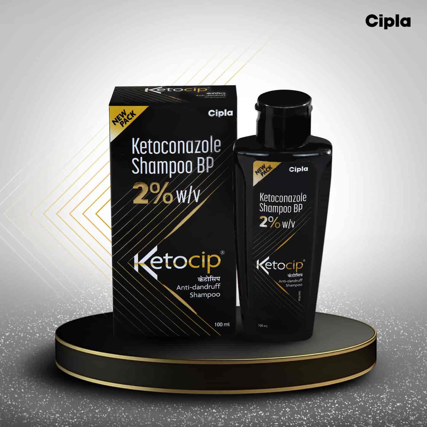 Ketocip 2% Bottle Of 100Ml Shampoo