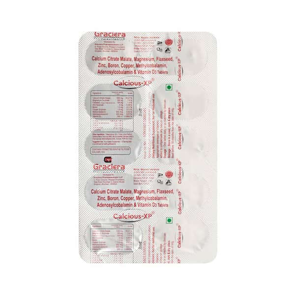Calcious Xp Strip Of 10 Tablets
