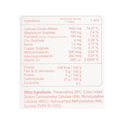 Calcious Xp Strip Of 10 Tablets