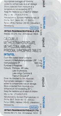 Intafol Strip Of 15 Tablets