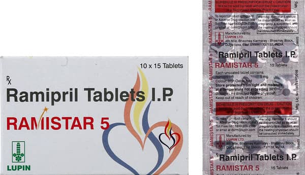 Ramistar 5mg Strip Of 15 Tablets