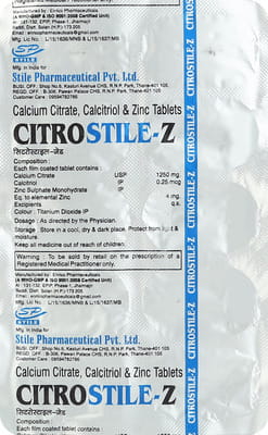 Citrostile Z Strip Of 10 Tablets