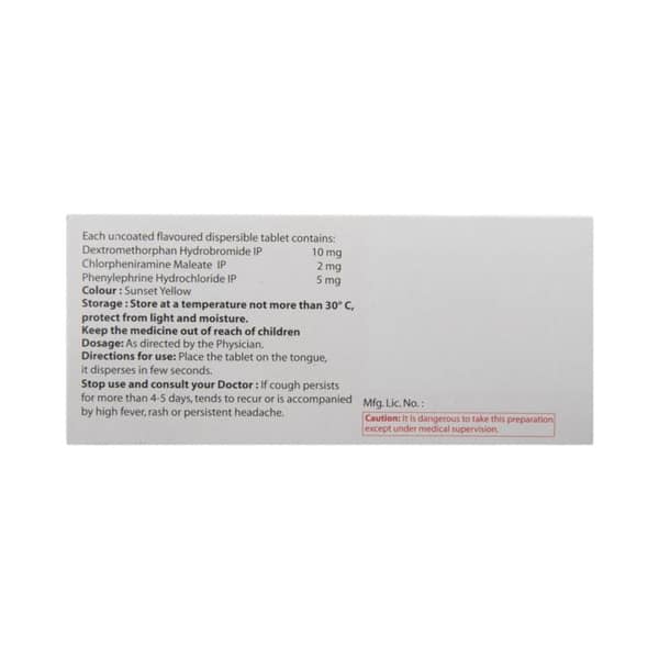 Toff Dc Strip Of 10 Tablets