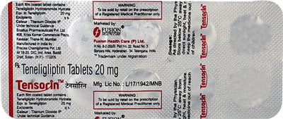 Tensorin 20mg Strip Of 10 Tablets