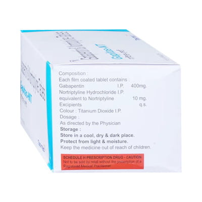 Gapitas Nt 400/10mg Strip Of 10 Tablets
