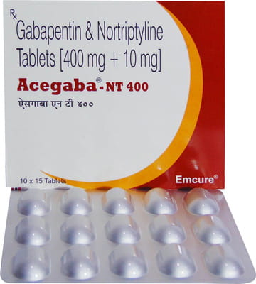 Acegaba Nt 400/10mg Strip Of 15 Tablets