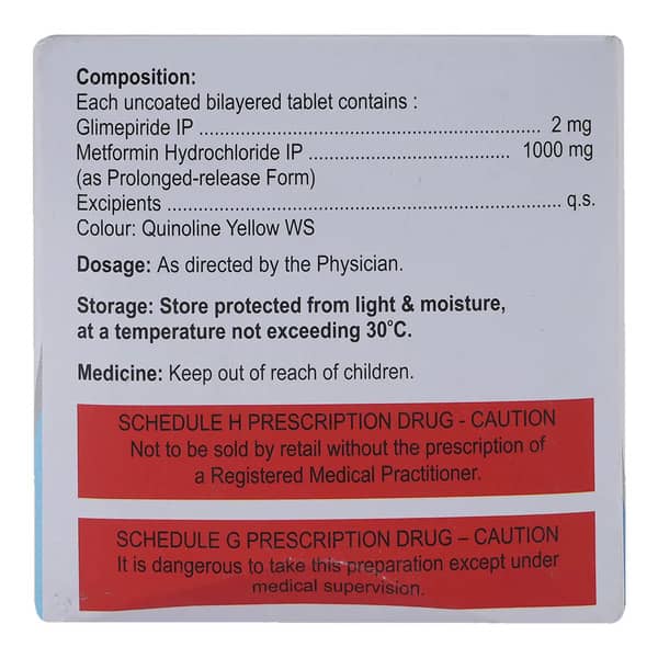 Walaphage G 2Mg Forte Strip Of 15 Tablets