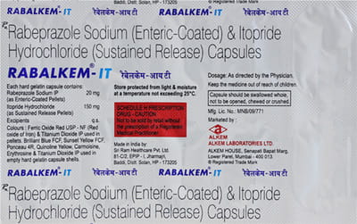 Rabalkem It 20/150 Mg Strip Of 10 Capsules