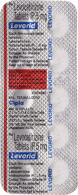 Levorid 5mg Strip Of 10 Tablets