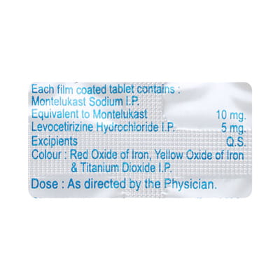 Ldio 1 M 10/5 Mg Strip Of 10 Tablets