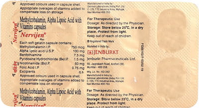 New Nervijen Plus Strip Of 10 Softgel Capsules