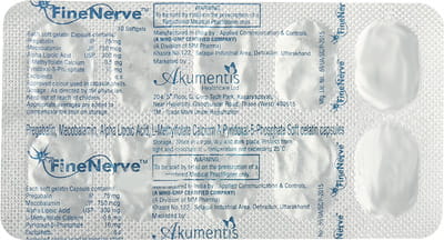 Fine Nerve 75/750mcg Strip Of 10 Capsules