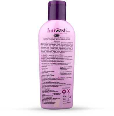 Intiwash New Ph 3.5 Bottle Of 100ml Hygiene Wash
