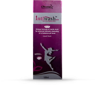 Intiwash New Ph 3.5 Bottle Of 100ml Hygiene Wash
