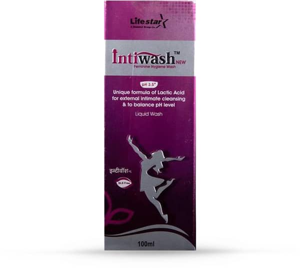 Intiwash New Ph 3.5 Bottle Of 100Ml Hygiene Wash