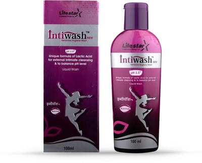 Intiwash New Ph 3.5 Bottle Of 100ml Hygiene Wash