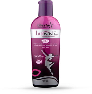 Intiwash New Ph 3.5 Bottle Of 100ml Hygiene Wash