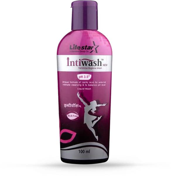 Intiwash New Ph 3.5 Bottle Of 100Ml Hygiene Wash