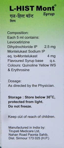 L-HIST MONT SYRUP