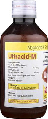 Ultracid M Mango Flavour Sugar Free Bottle Of 170ml Suspension