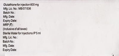 Havglo 600mg Dry Vial Of 1 Powder For Injection