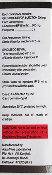 Havglo 600mg Dry Vial Of 1 Powder For Injection