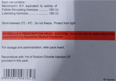 Diva Hmg Hp 150iu Dry Vial Of 1 Powder For Injection