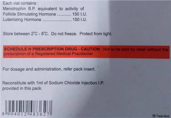 Diva Hmg Hp 150iu Dry Vial Of 1 Powder For Injection