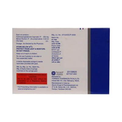 Uniprogestin 250mg Ampoule Of 1ml Injection