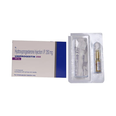Uniprogestin 250mg Ampoule Of 1ml Injection
