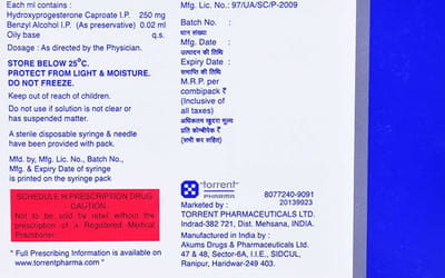 Uniprogestin 500mg Ampoule Of 2ml Injection