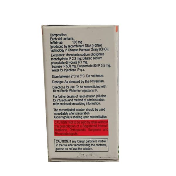 Infimab 100mg Dry Vial Of 1 Powder For Injection