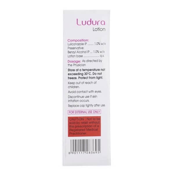 Ludura 1% Bottle Of 30Ml Lotion