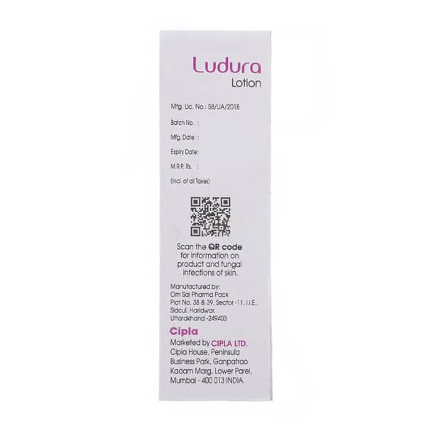 Ludura 1% Bottle Of 30Ml Lotion