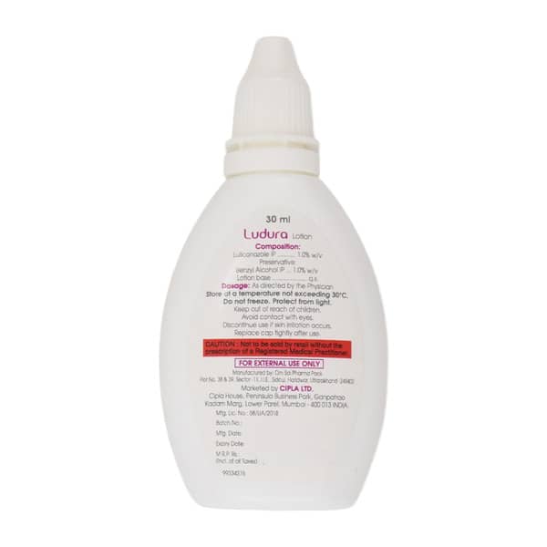 Ludura 1% Bottle Of 30Ml Lotion