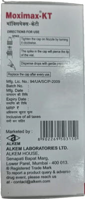 Moximax Kt Bottle Of 10ml Eye Drops