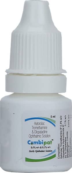Combipat Bottle Of 5ml Opthalmic Solution
