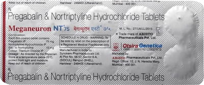 Meganeuron Nt 75 Mg Strip Of 10 Tablets