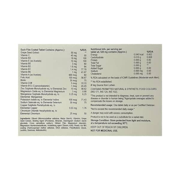 Nutrikit Strip Of 15 Tablets