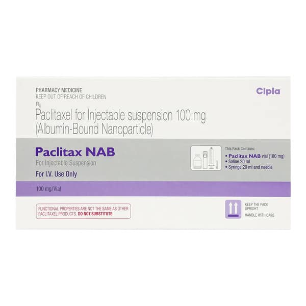 Paclitax Nab 100Mg Bottle Of 50Ml Injection