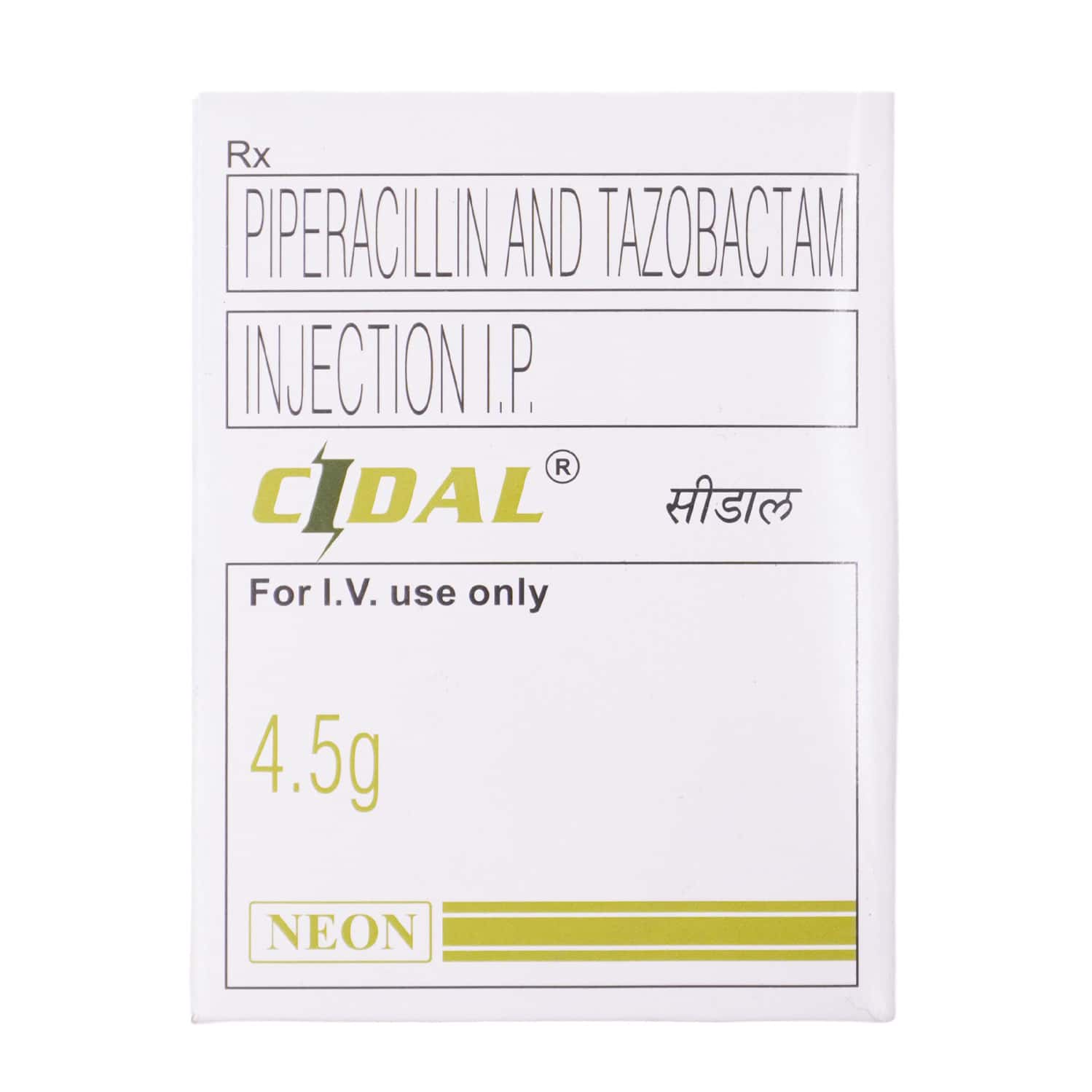 Cidal 4.5gm Dry Vial Of 1 Powder For Injection: Uses, Side Effects ...