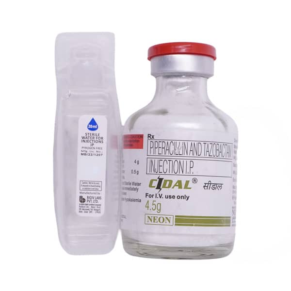 Cidal 4.5Gm Dry Vial Of 1 Powder For Injection