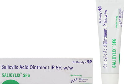 Salicylix Sf 6% Tube Of 50gm Cream