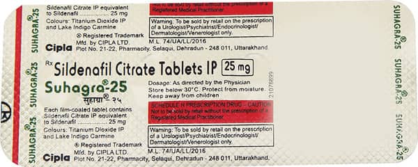 Suhagra 25 Tablet