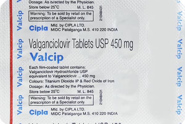 Valcip 450 Mg Strip Of 10 Tablets