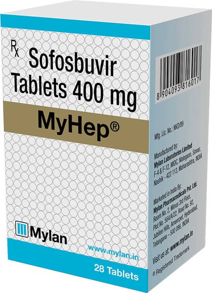 Myhep 400mg Bottle Of 28 Tablets